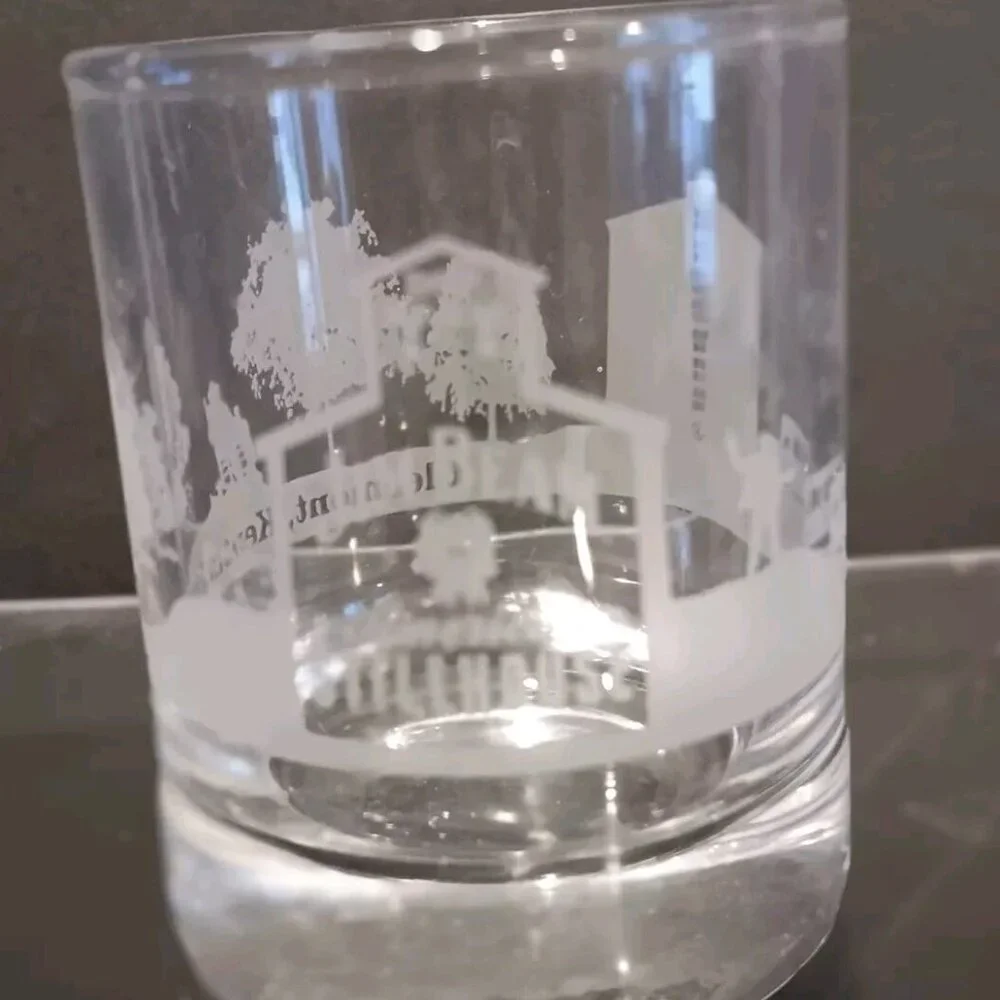 Jim Beam Distillery Double Etched Shot Glass‎ American Stillhouse Clermont KY
